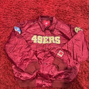 NFL 49er Satin Jacket